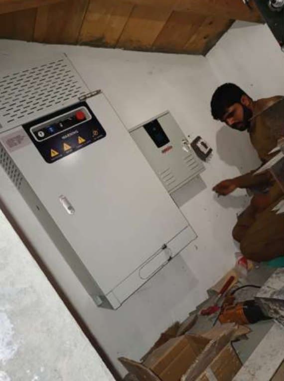 VVVF control cabinet wiring